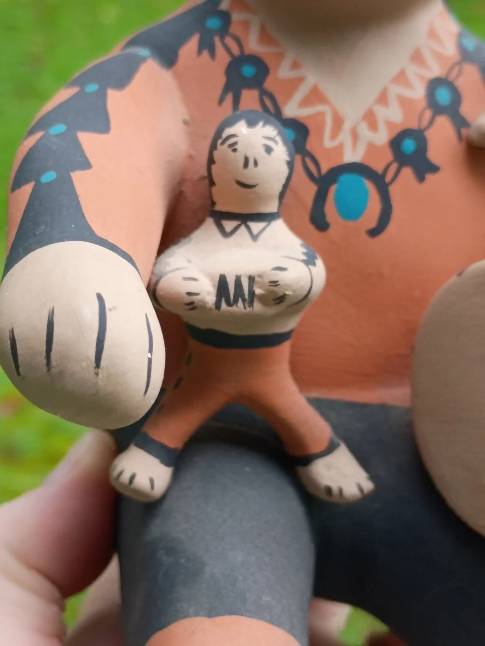 Native American Storyteller Pueblo Pottery TERESITA ORTIZ